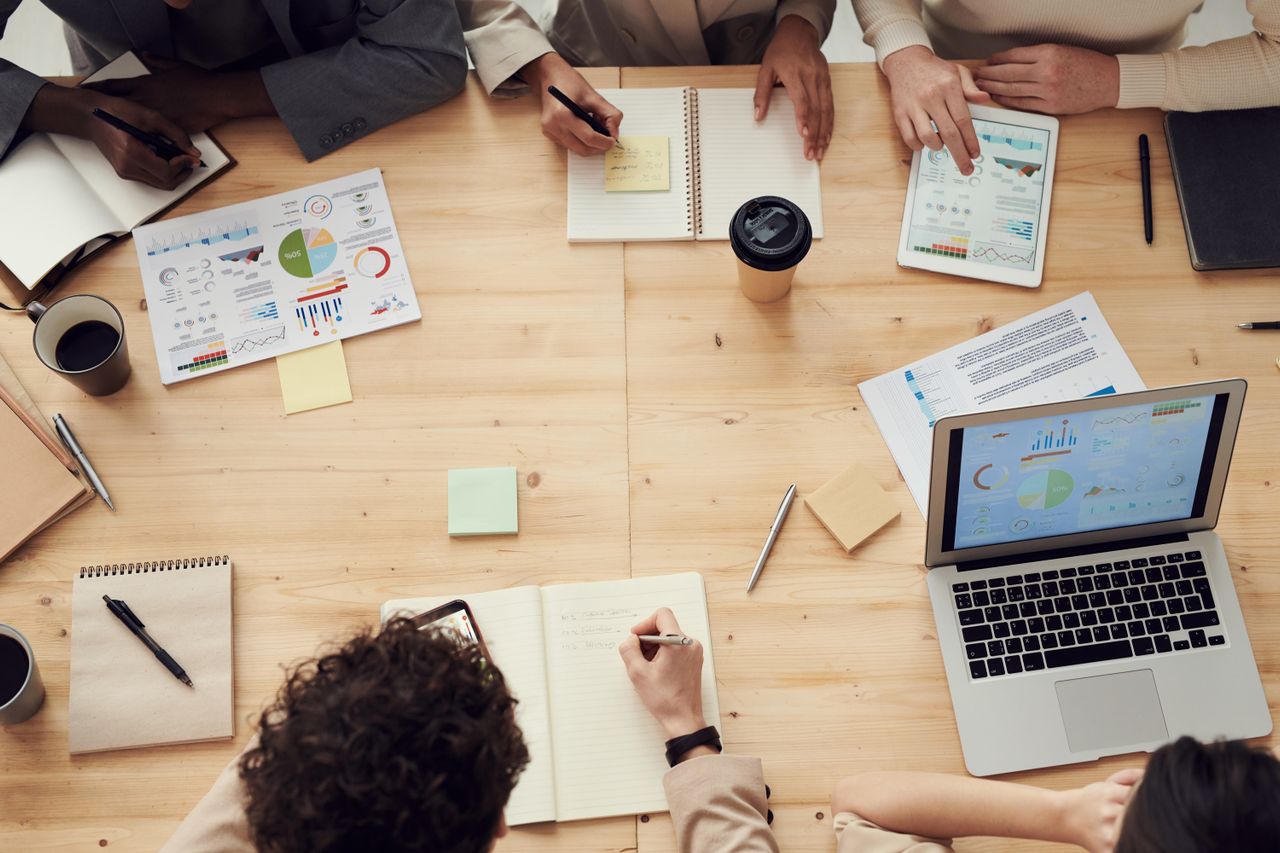 Business team evaluating a digital marketing agency for long-term growth